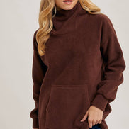 FLEECE HOODIE TUNIC