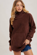 FLEECE HOODIE TUNIC