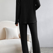 Ribbed Knit Two Piece Set