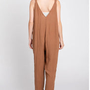 Front Pocketed Jumpsuit