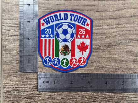 World Cup Tour Host Embroidered Patch (3 inch)