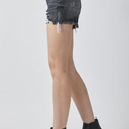 Trixie  Black Risen Denim Shorts