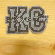 KC Leatherette Iron-On Patch
