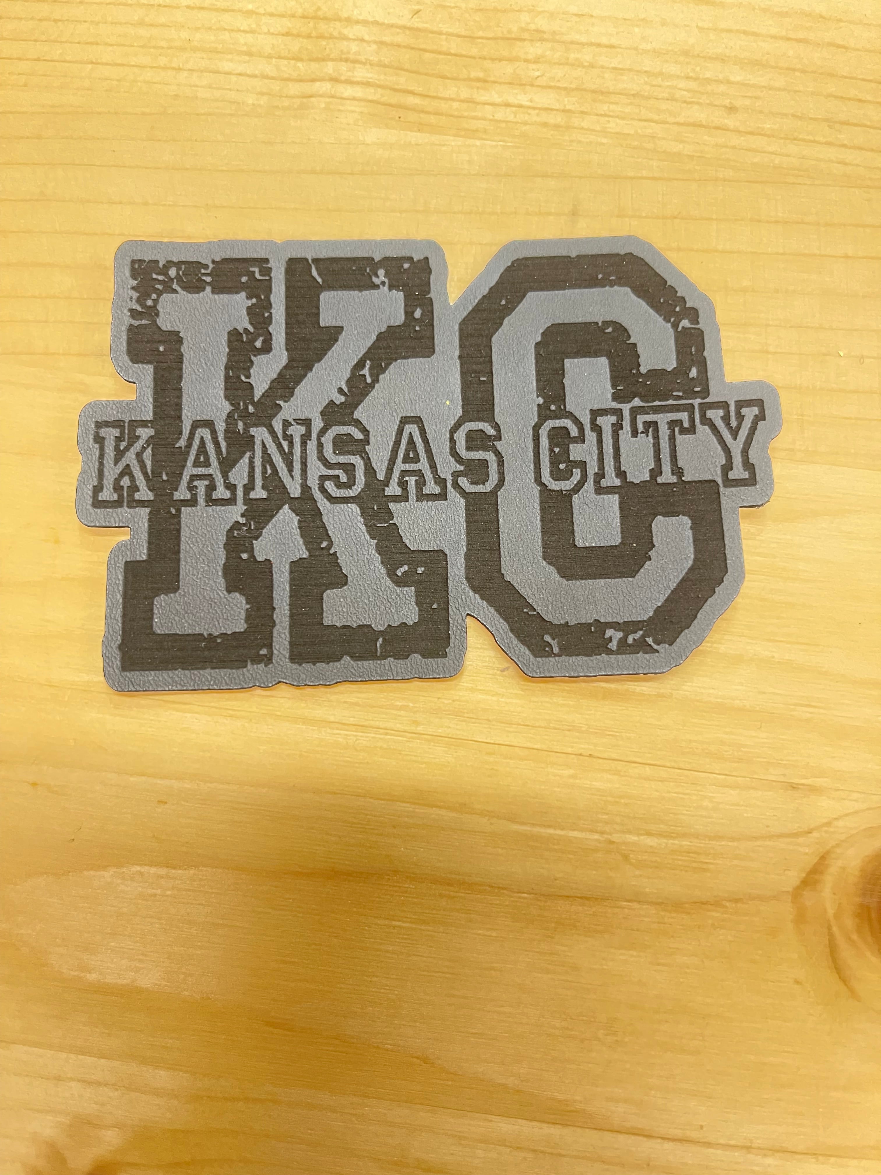 KC Leatherette Iron-On Patch