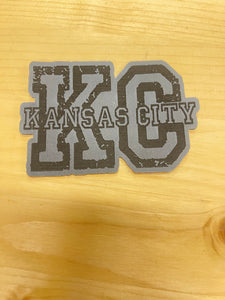 KC Leatherette Iron-On Patch