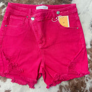 RISEN High Rise Crossover Shorts