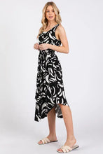 Load image into Gallery viewer, U-neck Back Surplice With Tie Detailed Midi Dress -ND40929B
