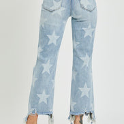 ViVi High Rise Star Design Risen Denim Jeans
