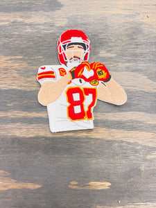 Heart Hands Kelce Iron-On Patch