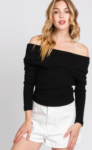 Off Shoulder Crop Top