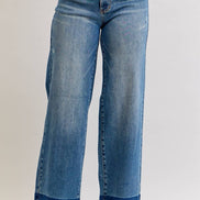 JUDY BLUE High Waisted Column Straight