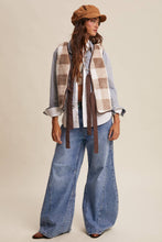 Load image into Gallery viewer, Reversible Tie-Front Fuzzy Vest
