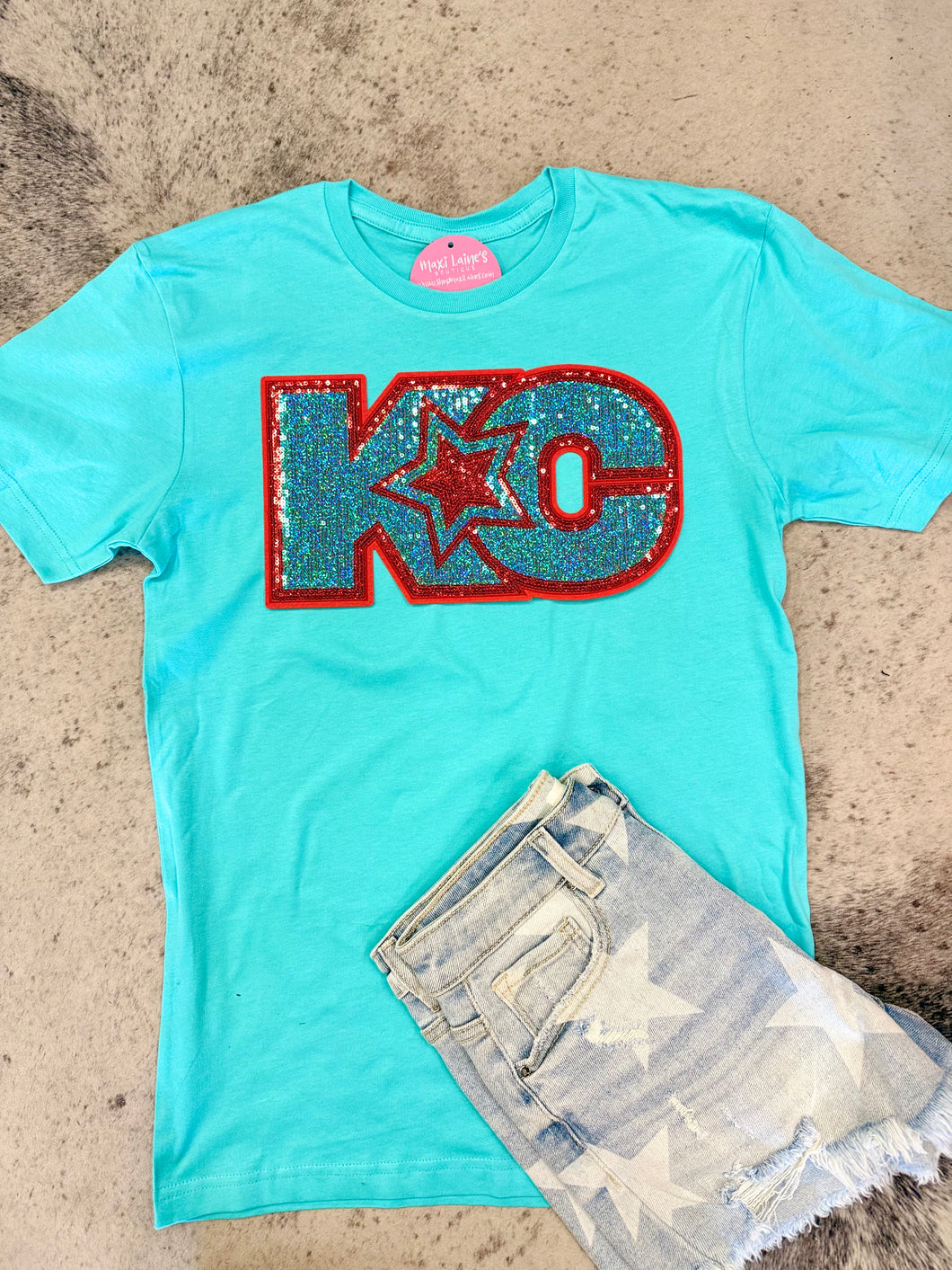 KC Current w/Star Tee w/Sequin Patch