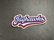 Jayhawks Embroidered and Chenille Small Patch