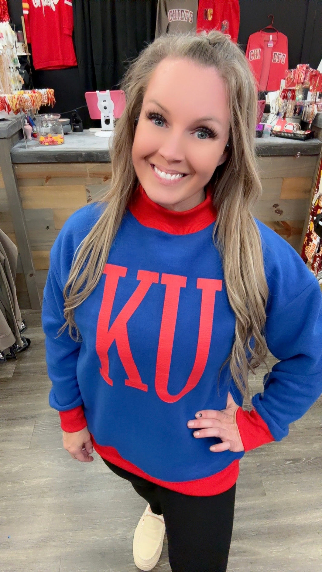 Reversible Jayhawks Sweatshirt