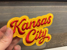 Load image into Gallery viewer, Script Kansas City Chenille Patch
