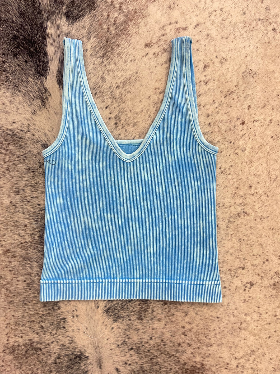 Reversible Neckline Cropped Tank