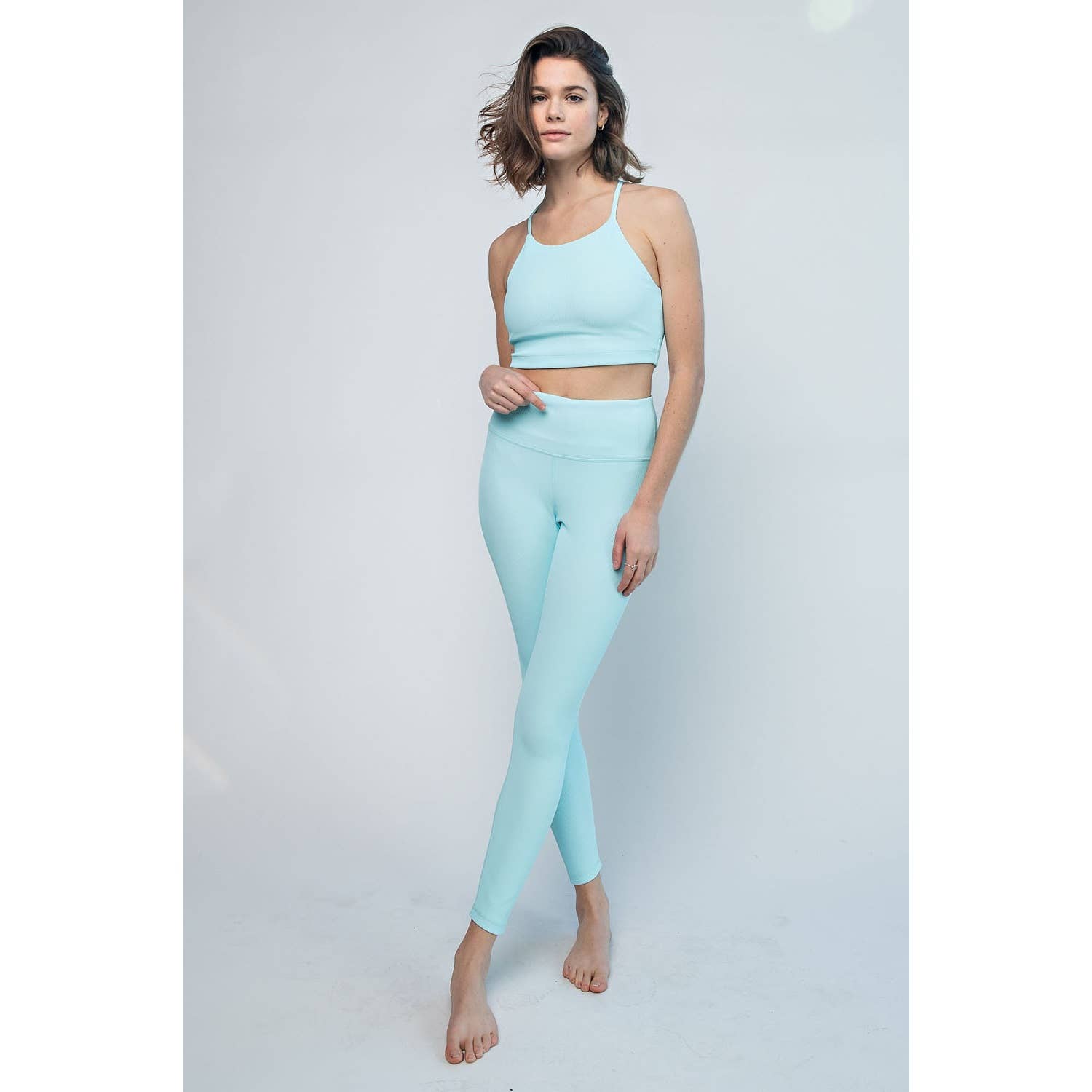 RIBBED YOGA LEGGINGS