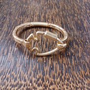 Matte Finish Arrowhead Cuff Bracelet (Gold or Silver)