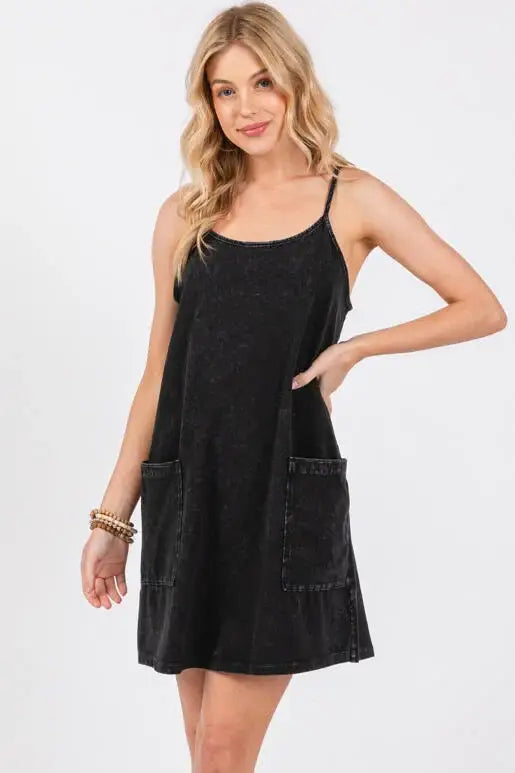 Garment Dye Cami Dress - D40854P