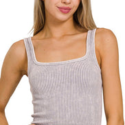 Reversible Neckline Cropped Tank