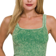 Reversible Neckline Cropped Tank