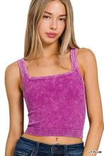 Load image into Gallery viewer, Reversible Neckline Cropped Tank
