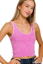 Load image into Gallery viewer, Reversible Neckline Cropped Tank
