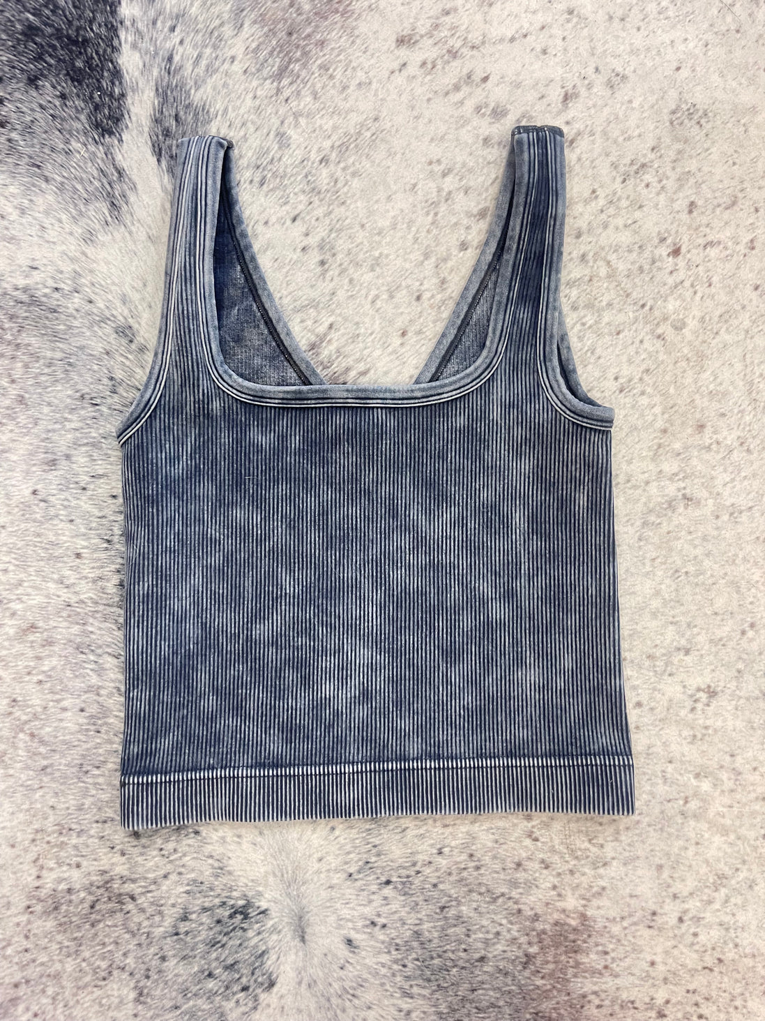 Reversible Neckline Cropped Tank