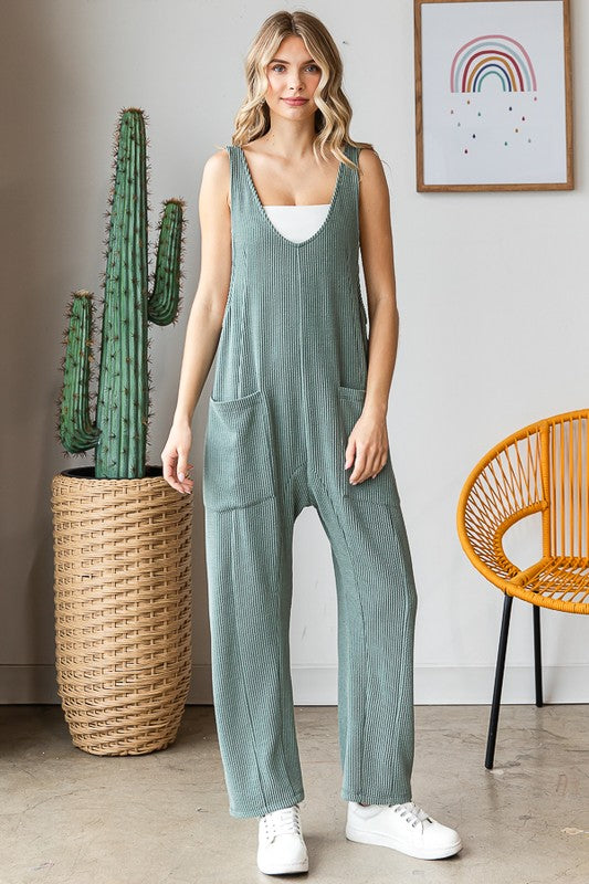 Pocketed Jumpsuit