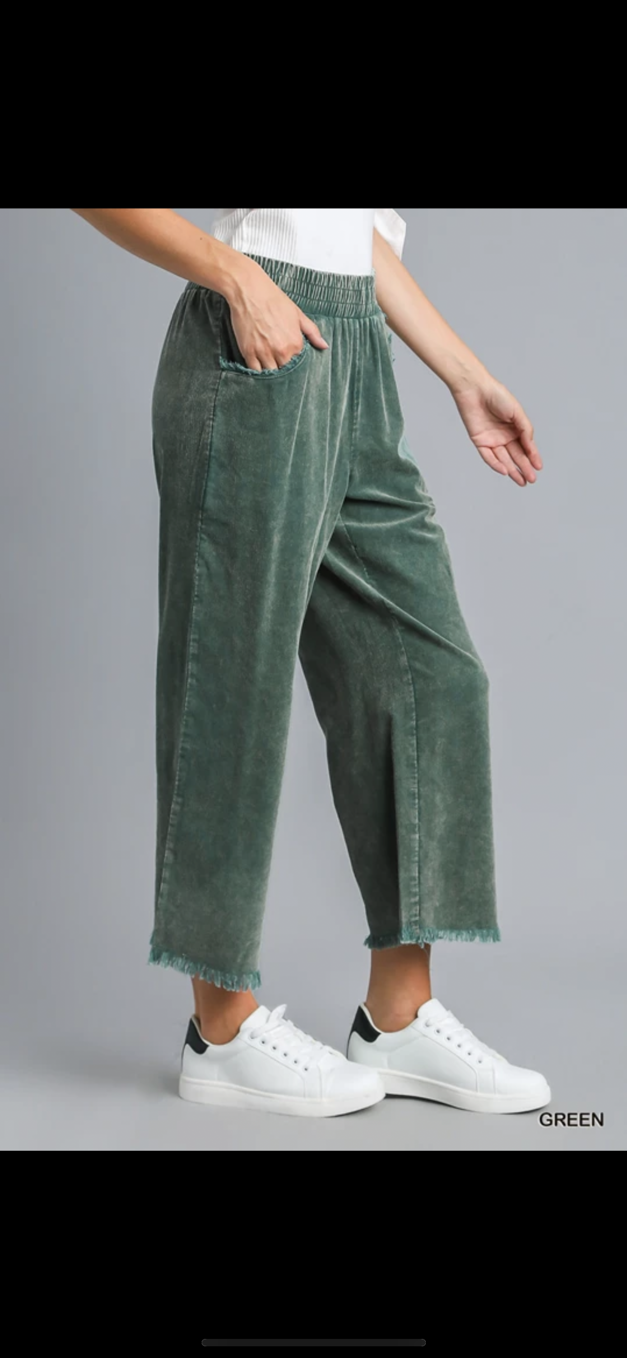 Wide Leg Corduroy Pants