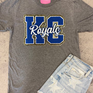 KC Royals Tee w/Chenille Patch