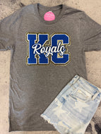 KC Royals Tee w/Chenille Patch