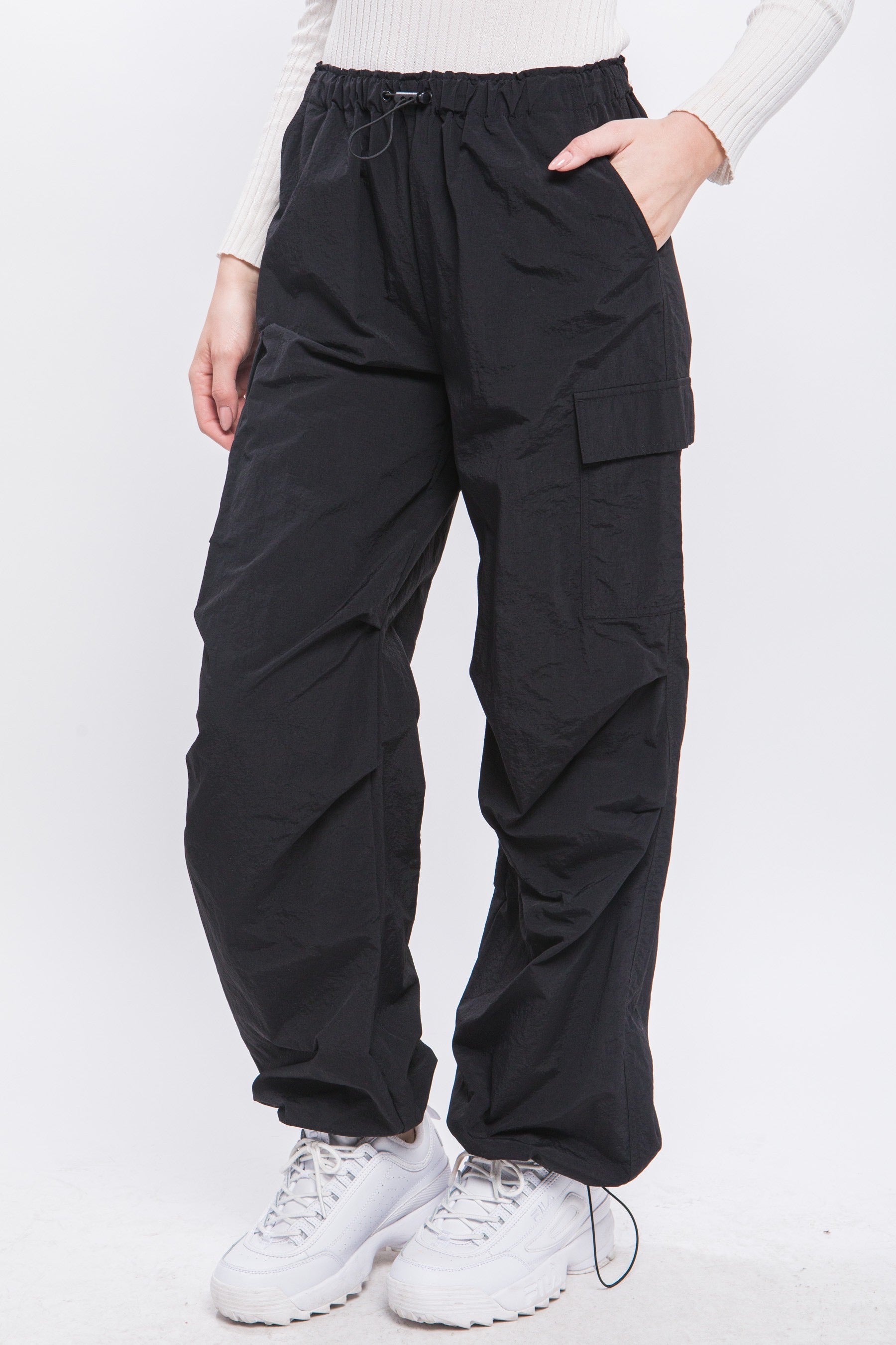 Parachute Cargo Pants;