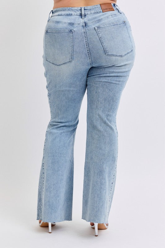 Constance Rhinestone detailing Judy Blue Denim Jeans