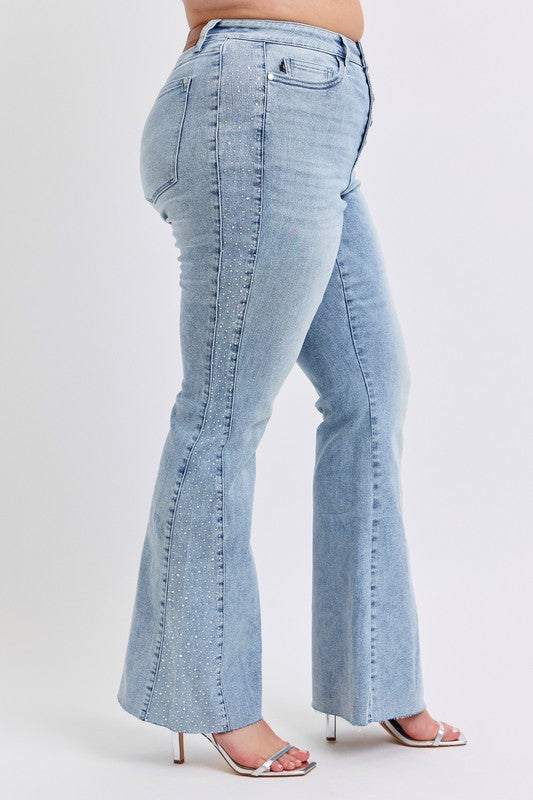 Constance Rhinestone detailing Judy Blue Denim Jeans