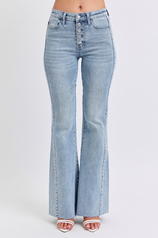 Constance Rhinestone detailing Judy Blue Denim Jeans