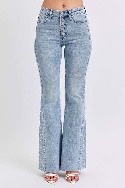 Constance Rhinestone detailing Judy Blue Denim Jeans