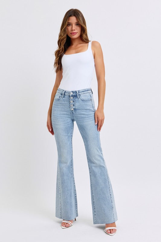 Constance Rhinestone detailing Judy Blue Denim Jeans