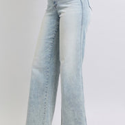 Sedona Retro Wide with Tummy Control Judy Blue Denim Jeans