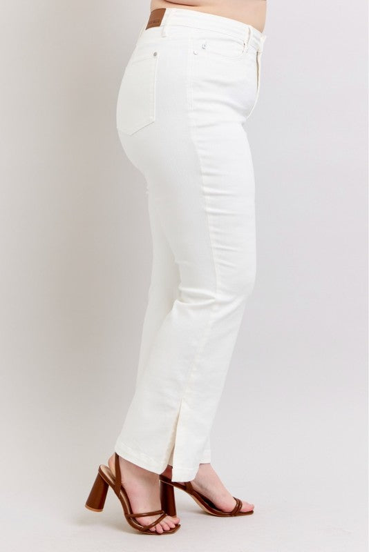 Victorine White Boot Cut Judy Blue Denim Jeans