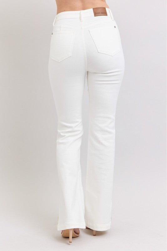 Victorine White Boot Cut Judy Blue Denim Jeans