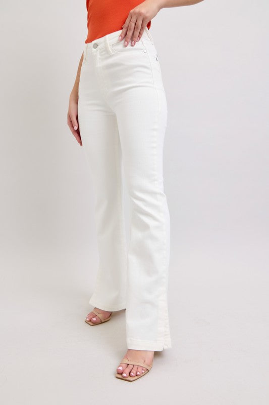 Victorine White Boot Cut Judy Blue Denim Jeans