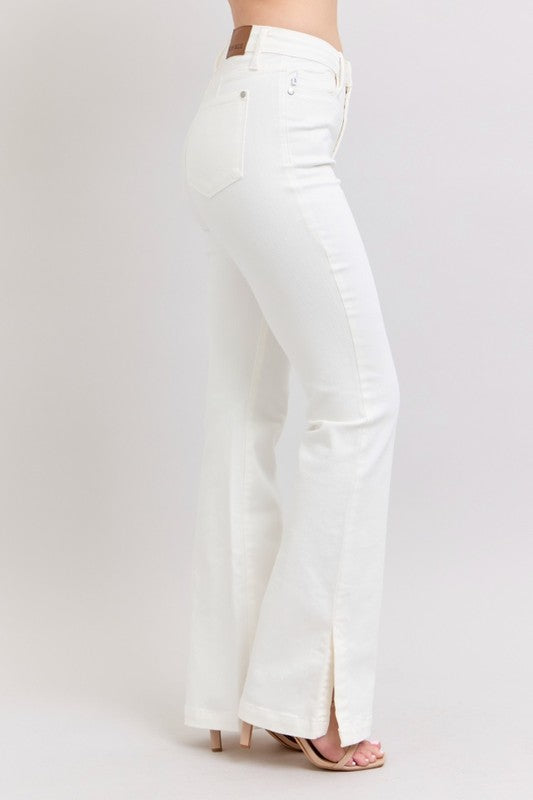 Victorine White Boot Cut Judy Blue Denim Jeans