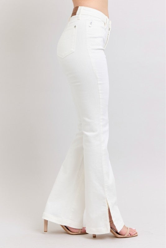 Victorine White Boot Cut Judy Blue Denim Jeans
