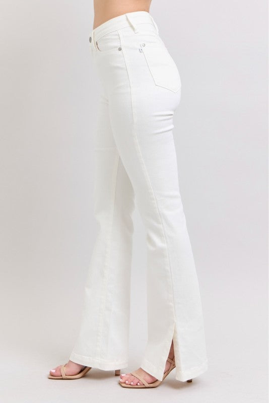 Victorine White Boot Cut Judy Blue Denim Jeans