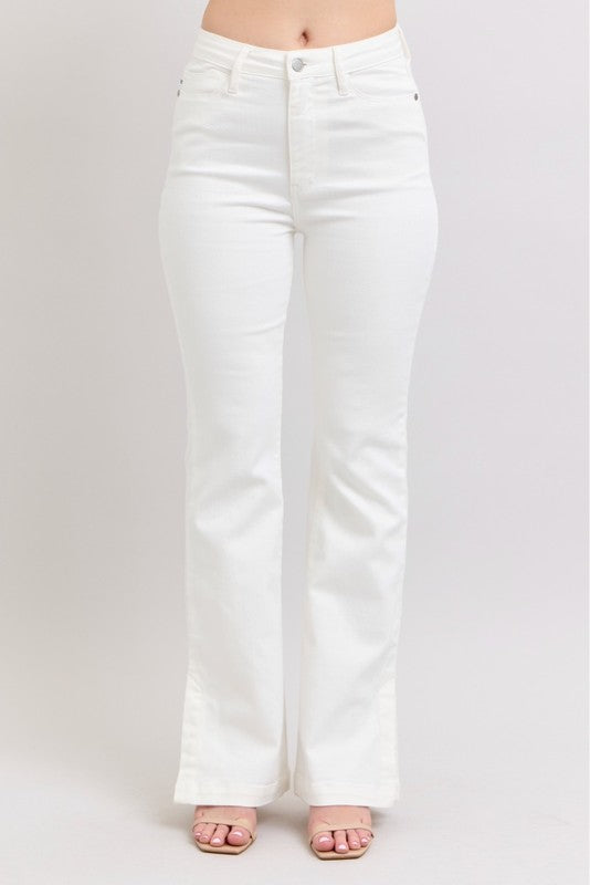 Victorine White Boot Cut Judy Blue Denim Jeans