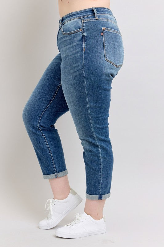 Dawn Renee Vintage Wash Boyfriend Judy Blue Jeans