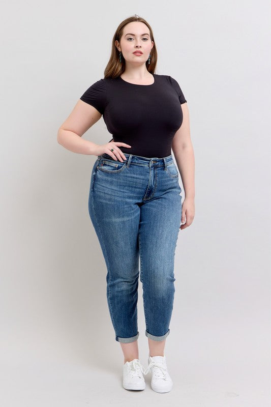 Dawn Renee Vintage Wash Boyfriend Judy Blue Jeans