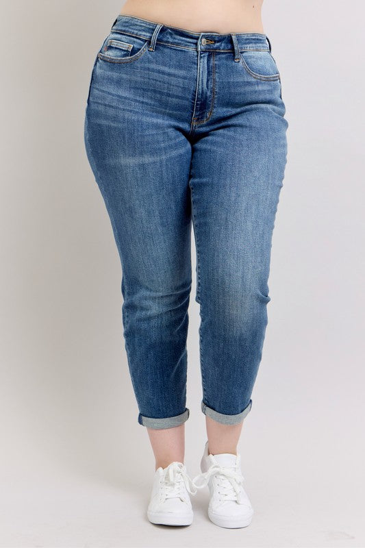 Dawn Renee Vintage Wash Boyfriend Judy Blue Jeans